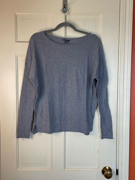 Vince Tops - Vince. Cotton Classic Solid Crewneck Top Women's Size Small Gray/Black Lot Of 2